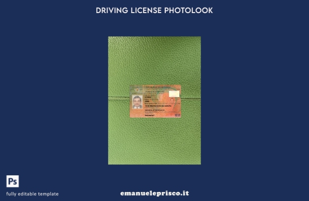 modello anteriore photolook per patente di guida Burundi in stile verificato